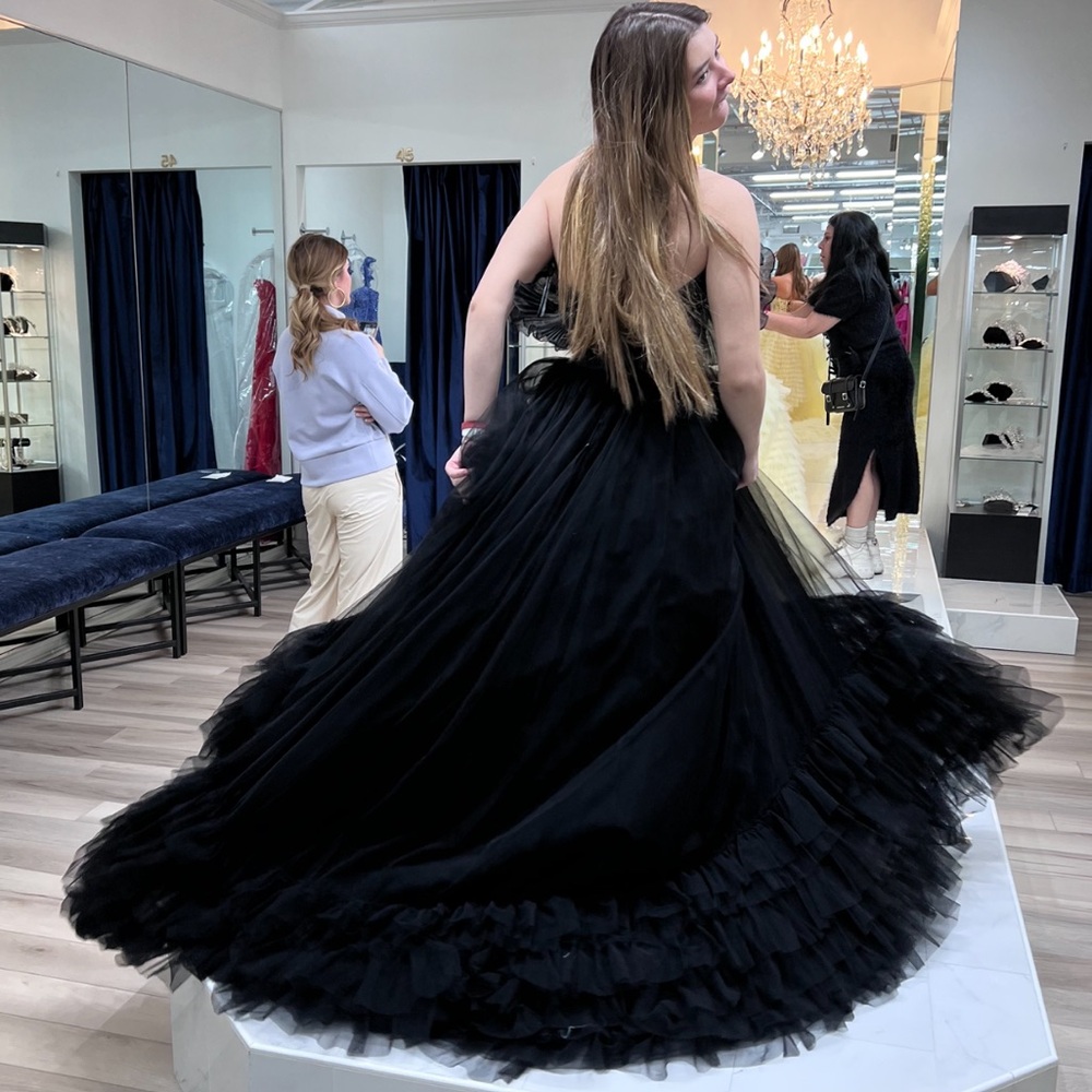 Sherri Hill Black Ballgown #55323 - Picture 11 of 11